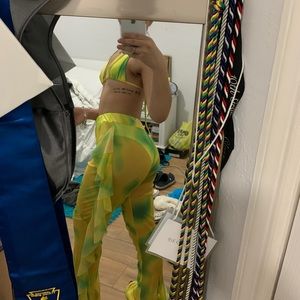 2 piece beach/pool wear. It’s a set you can chill by the pool or beach with